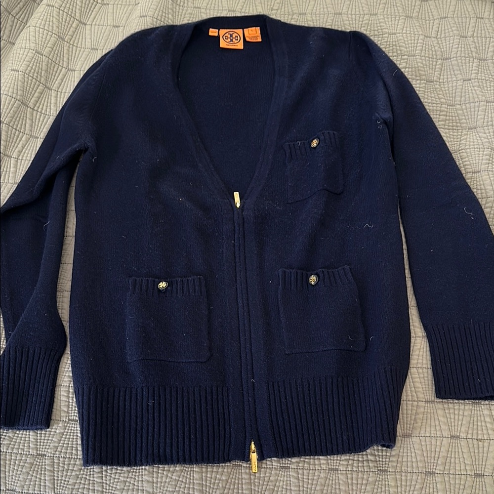 Tory Burch Blue Sweater